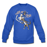 Cat, Dog, Mouse And Cheese - Crewneck Sweatshirt - royal blue