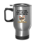 When I Die, Cat Gets Everything - Travel Mug - silver