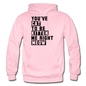 Cat, Kitten, Meow - Black - Gildan Heavy Blend Adult Hoodie - light pink