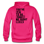 Cat, Kitten, Meow - Black - Gildan Heavy Blend Adult Hoodie - fuchsia