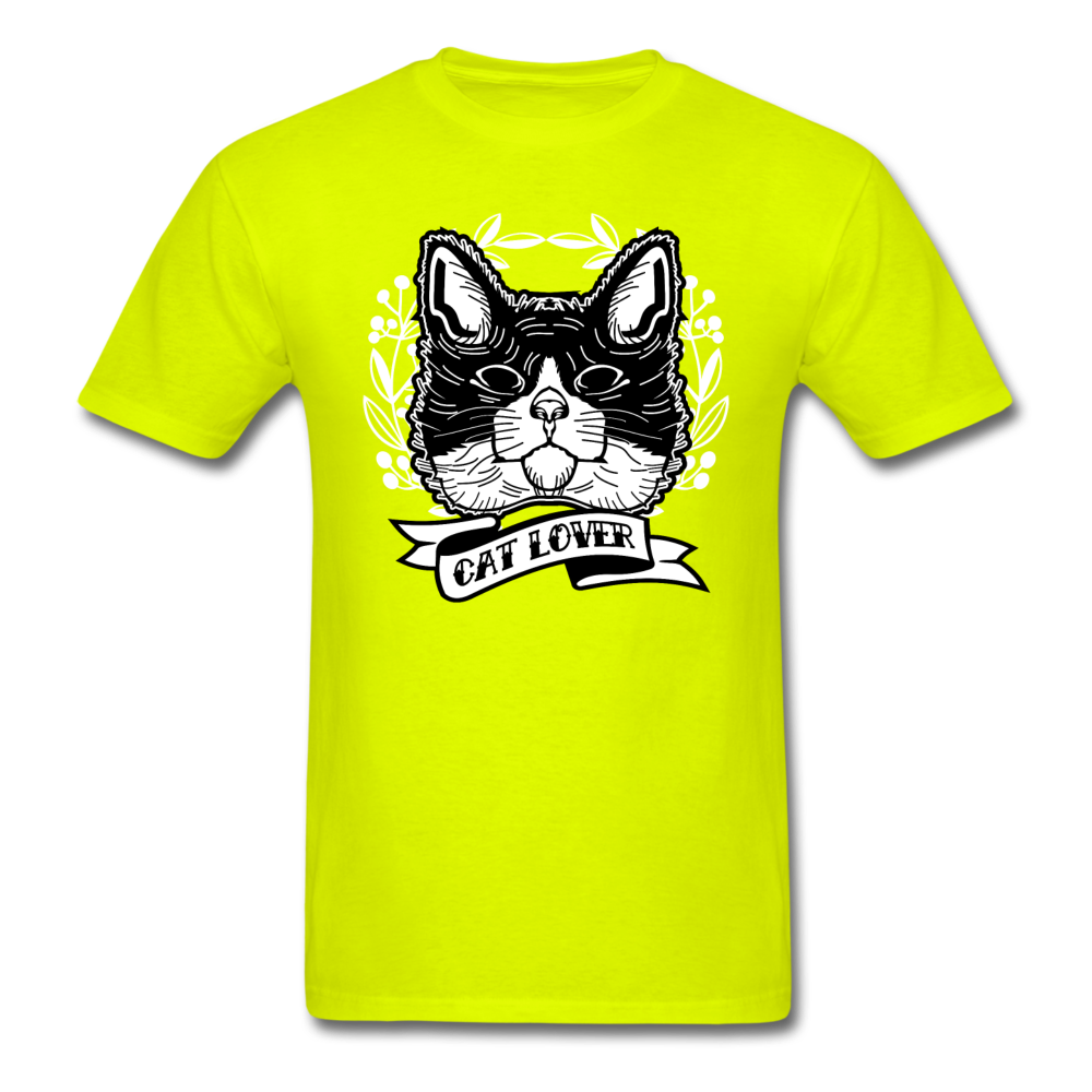 Cat Lover - Unisex Classic T-Shirt - safety green