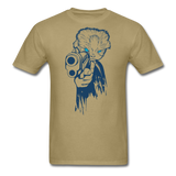 Cat With A Gun - Unisex Classic T-Shirt - khaki