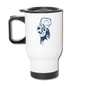 Cat With A Gun - Travel Mug - white