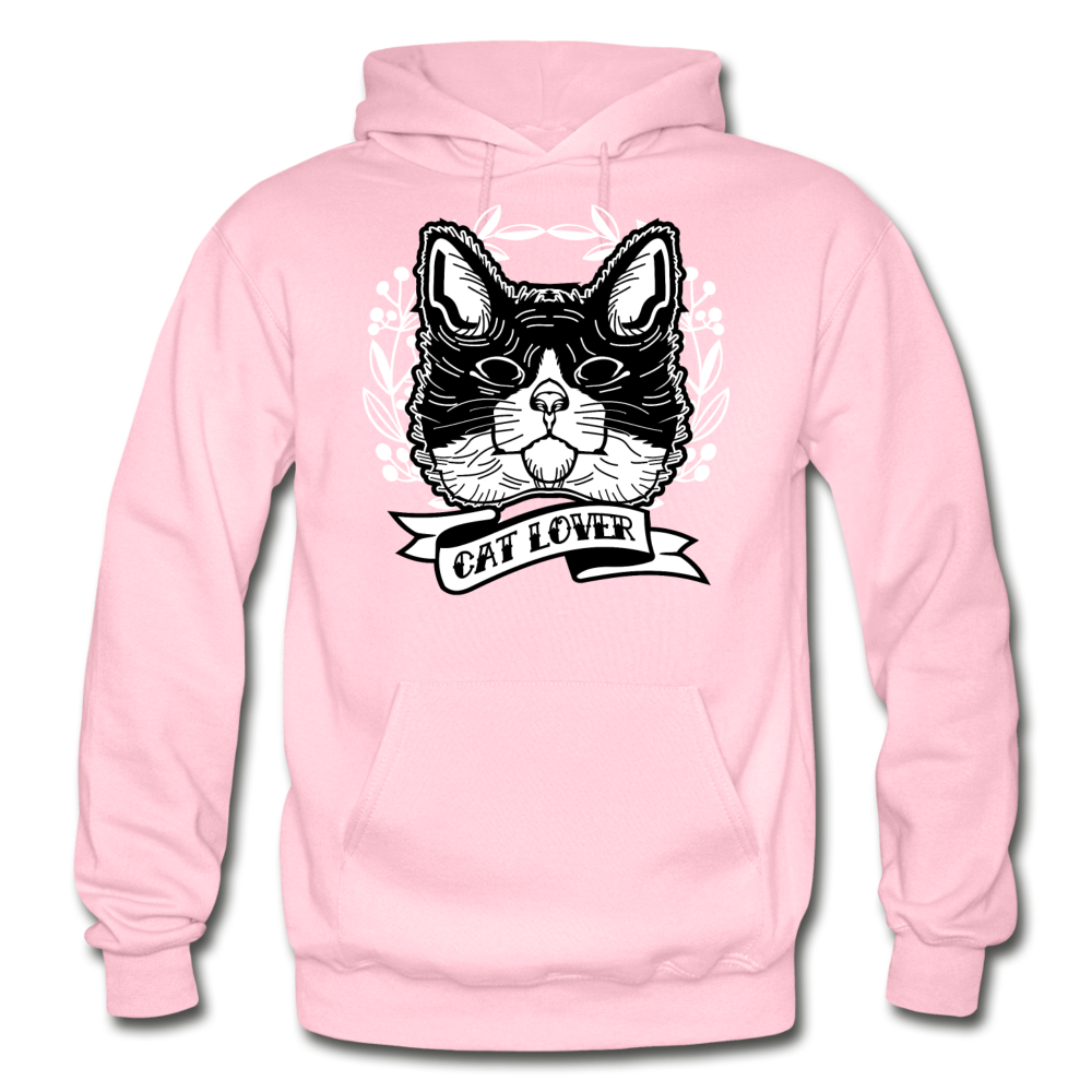 Cat Lover - Gildan Heavy Blend Adult Hoodie - light pink