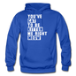 Cat, Kitten, Meow - White - Gildan Heavy Blend Adult Hoodie - royal blue