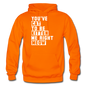 Cat, Kitten, Meow - White - Gildan Heavy Blend Adult Hoodie - orange