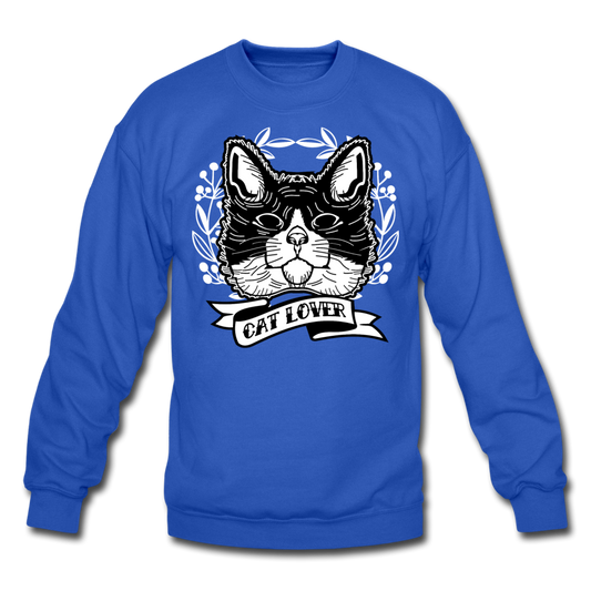 Cat Lover - Crewneck Sweatshirt - royal blue