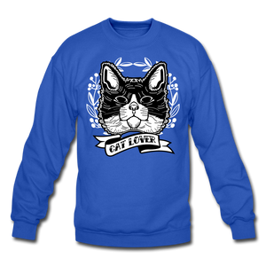 Cat Lover - Crewneck Sweatshirt - royal blue