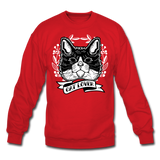 Cat Lover - Crewneck Sweatshirt - red