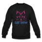 Cat Mom - Crewneck Sweatshirt - black