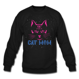 Cat Mom - Crewneck Sweatshirt - black