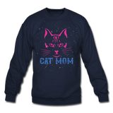 Cat Mom - Crewneck Sweatshirt - navy