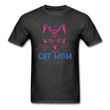 Cat Mom - Unisex Classic T-Shirt - heather black