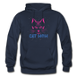 Cat Mom - Gildan Heavy Blend Adult Hoodie - navy