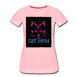 Cat Mom - Black - Women’s Premium T-Shirt - pink