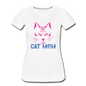 Cat Mom - Women’s Premium T-Shirt - white