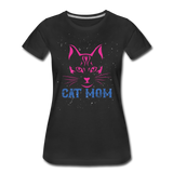 Cat Mom - Women’s Premium T-Shirt - black