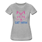 Cat Mom - Women’s Premium T-Shirt - heather gray