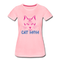 Cat Mom - Women’s Premium T-Shirt - pink