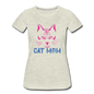 Cat Mom - Women’s Premium T-Shirt - heather oatmeal