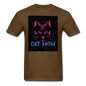 Cat Mom - Black - Unisex Classic T-Shirt - brown