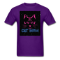 Cat Mom - Black - Unisex Classic T-Shirt - purple