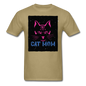 Cat Mom - Black - Unisex Classic T-Shirt - khaki