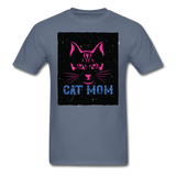 Cat Mom - Black - Unisex Classic T-Shirt - denim
