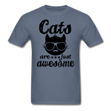 Cats Are Just Awesome - Black - Unisex Classic T-Shirt - denim