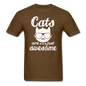 Cats Are Just Awesome - White - Unisex Classic T-Shirt - brown