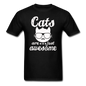 Cats Are Just Awesome - White - Unisex Classic T-Shirt - black