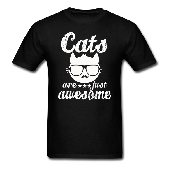 Cats Are Just Awesome - White - Unisex Classic T-Shirt - black