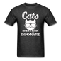 Cats Are Just Awesome - White - Unisex Classic T-Shirt - heather black