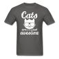 Cats Are Just Awesome - White - Unisex Classic T-Shirt - charcoal