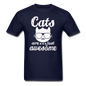 Cats Are Just Awesome - White - Unisex Classic T-Shirt - navy