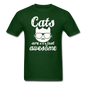 Cats Are Just Awesome - White - Unisex Classic T-Shirt - forest green