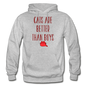 Cats Are Better Than Boys - Gildan Heavy Blend Adult Hoodie - heather gray