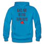 Cats Are Better Than Boys - Gildan Heavy Blend Adult Hoodie - turquoise