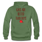 Cats Are Better Than Boys - Gildan Heavy Blend Adult Hoodie - military green