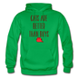 Cats Are Better Than Boys - Gildan Heavy Blend Adult Hoodie - kelly green