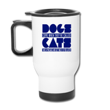 Cats And Dogs - Travel Mug - white
