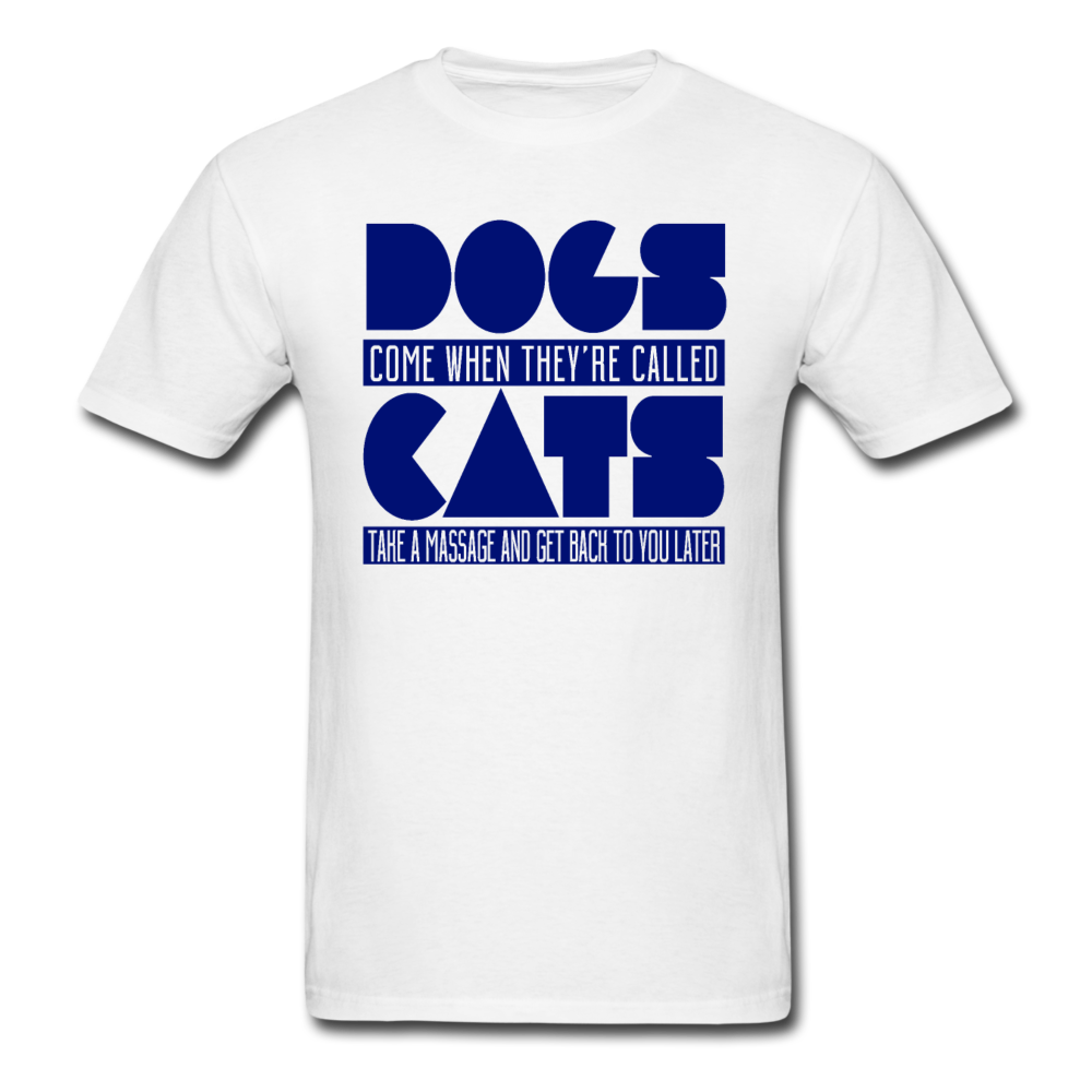 Cats And Dogs - Unisex Classic T-Shirt - white