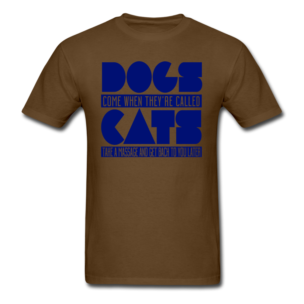 Cats And Dogs - Unisex Classic T-Shirt - brown