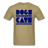 Cats And Dogs - Unisex Classic T-Shirt - khaki
