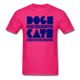 Cats And Dogs - Unisex Classic T-Shirt - fuchsia