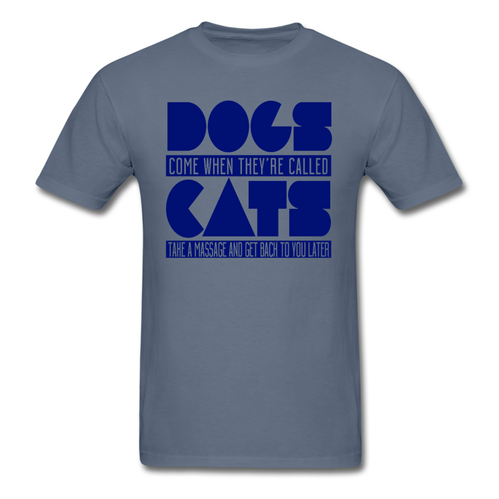 Cats And Dogs - Unisex Classic T-Shirt - denim