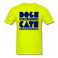 Cats And Dogs - Unisex Classic T-Shirt - safety green