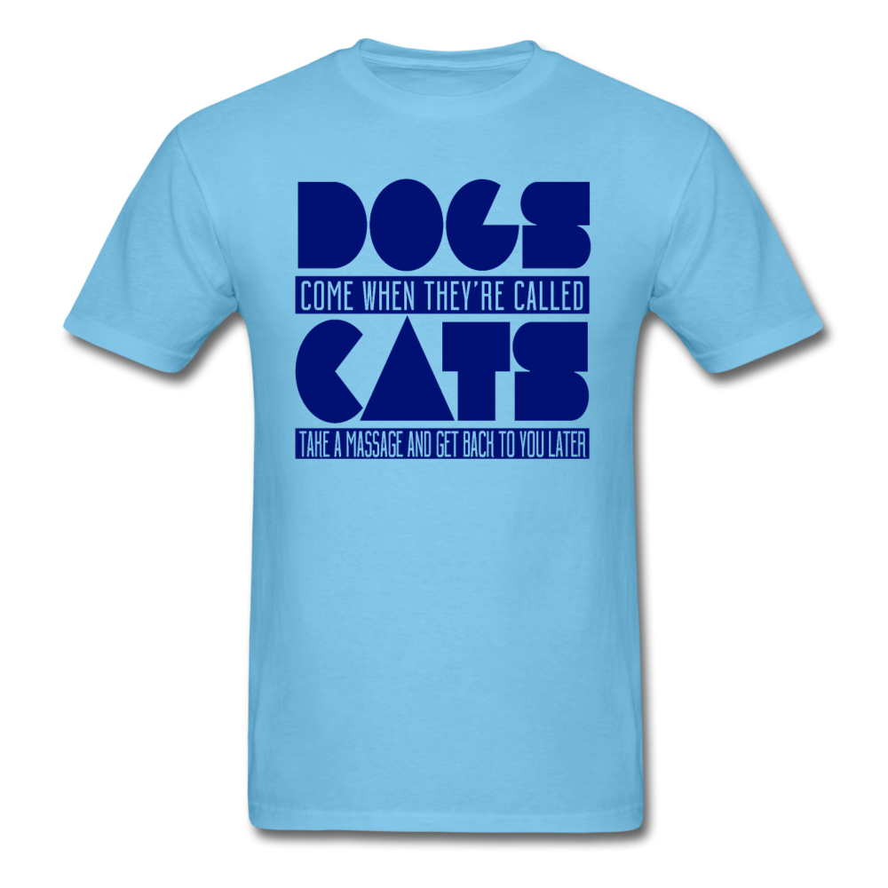 Cats And Dogs - Unisex Classic T-Shirt - aquatic blue