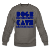 Cats And Dogs - Crewneck Sweatshirt - asphalt gray