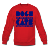 Cats And Dogs - Crewneck Sweatshirt - red